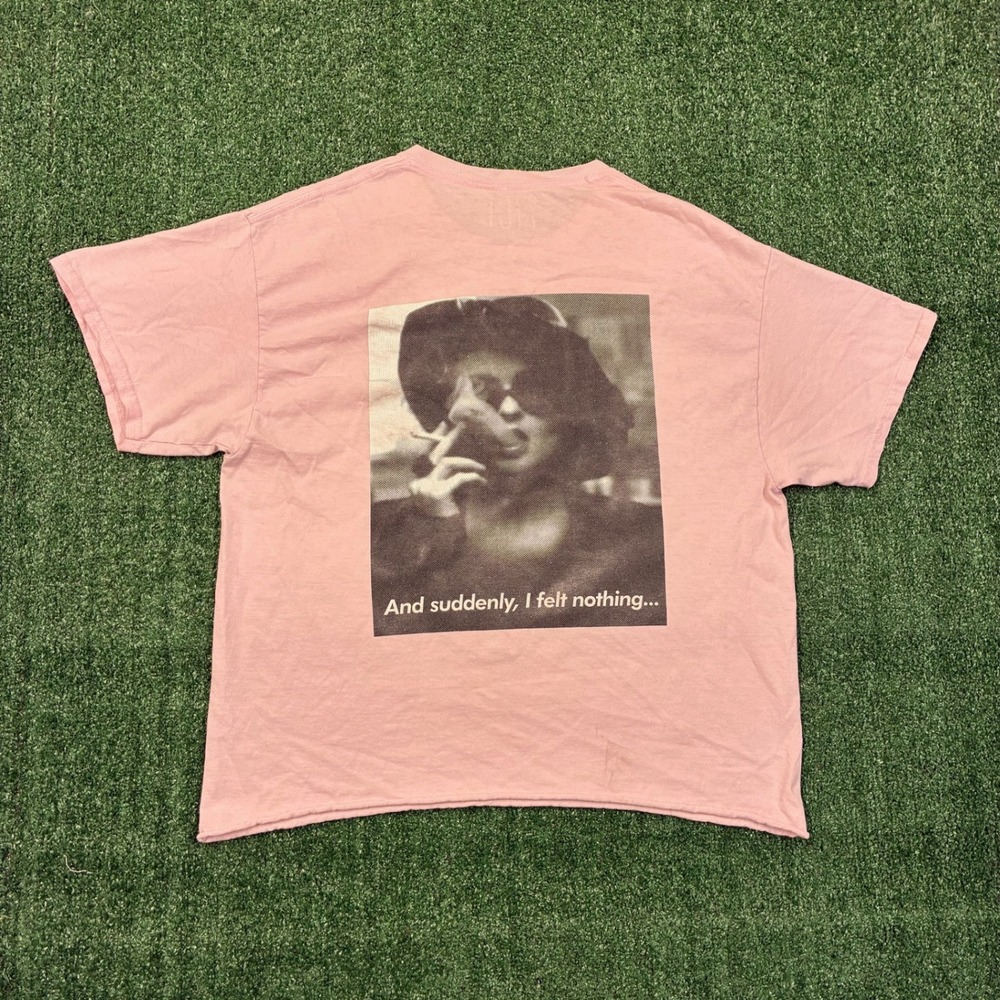 FICE CLUB Pink Fight Club Marla Singer Graphic Tee L